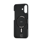 ArmorAir Kevlar®-Faser Hülle für iPhone 17 – ultraleicht, MagSafe-kompatibel, mit Aluminium-Kameraring.
