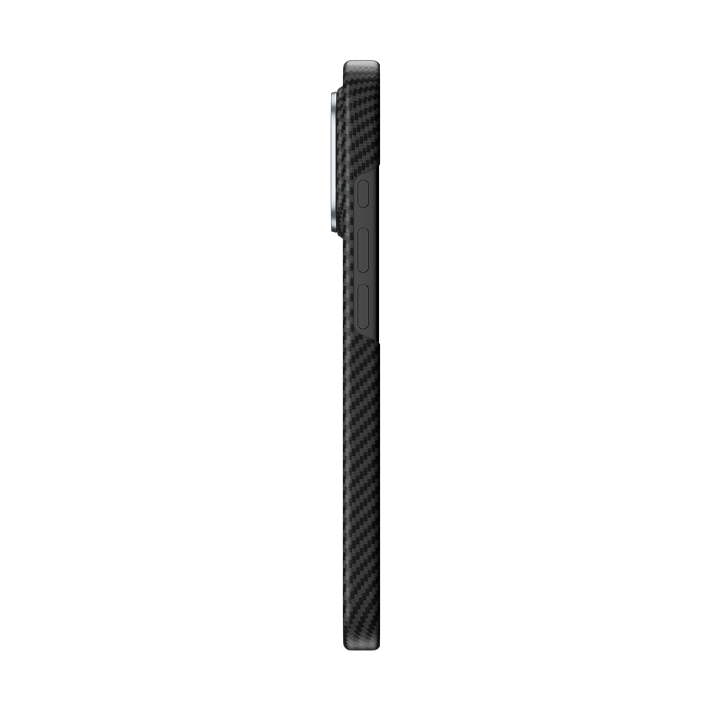 ArmorAir Kevlar®-Faser Hülle für iPhone 17 – ultraleicht, MagSafe-kompatibel, mit Aluminium-Kameraring.