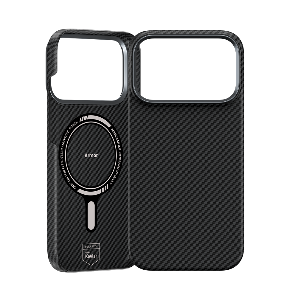 Benks ArmorPro Kevlar®-Hülle, die deinem iPhone 17 Pro Max erstklassigen, leichten Schutz bietet.