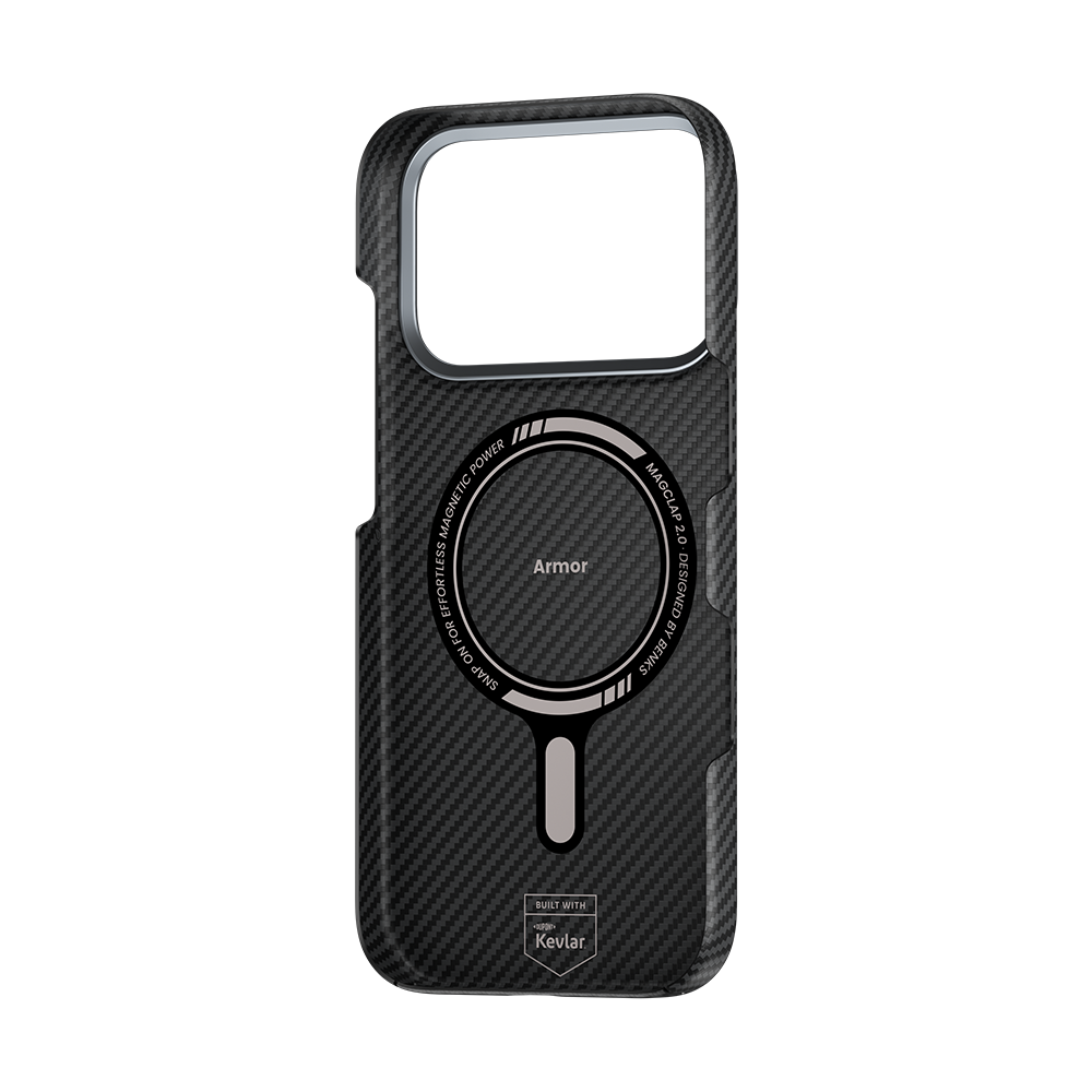 Benks ArmorPro Kevlar®-Hülle, die deinem iPhone 17 Pro Max erstklassigen, leichten Schutz bietet.