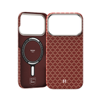 Ansicht der Kevlar® iPhone 17 Pro Max Hülle mit schlankem Design, leichter Langlebigkeit und präzisen Aussparungen.