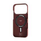 Ansicht der Kevlar® iPhone 17 Pro Max Hülle mit schlankem Design, leichter Langlebigkeit und präzisen Aussparungen.
