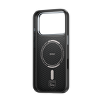 ArmorPro Hülle mit Kevlar® 600D für iPhone 17 Pro Max – stoßfest, langlebig, mit Carbonfaser-Optik und MagSafe-Kompatibilität.

