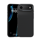 ArmorPro Hülle mit Kevlar® 600D für iPhone 17 Air – stoßfest, langlebig, mit Carbonfaser-Optik und MagSafe-Kompatibilität.

