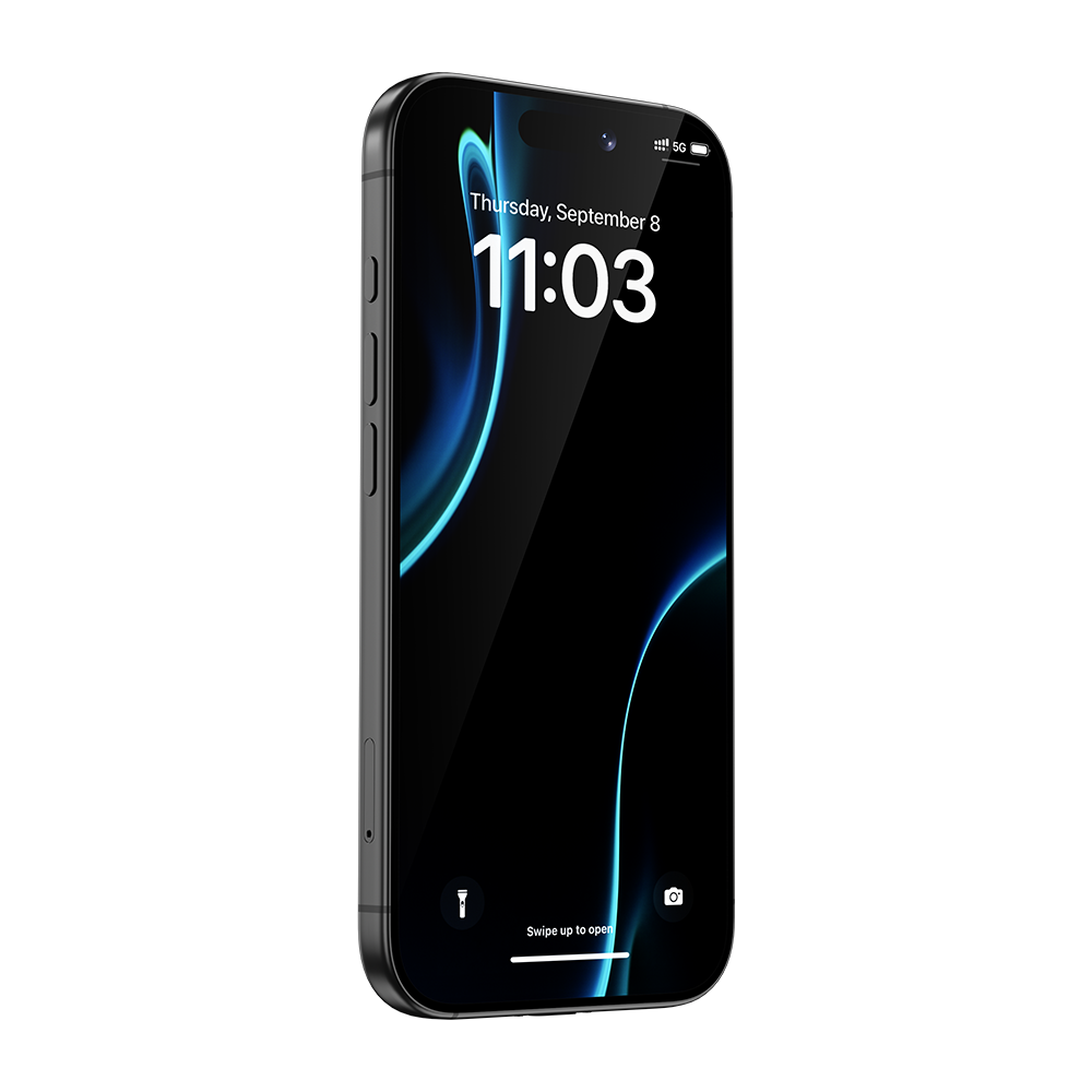 GlassWarrior Saphir Displayschutz für iPhone 17 Pro Max

