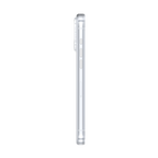 Klare Phone Hülle montiert auf iPhone 17 Pro, die transparentes Design und Kameradurchbruch zeigt.
