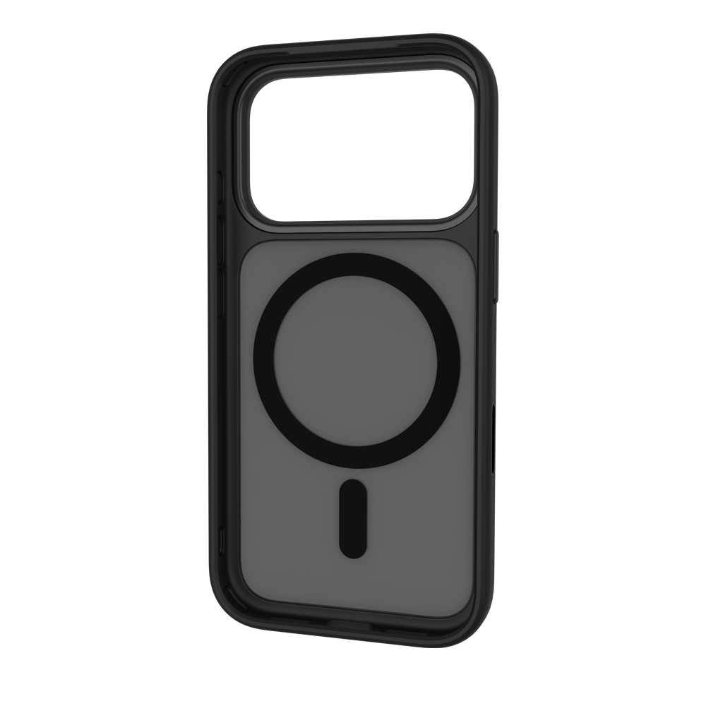 Nahaufnahme der iPhone 17 Pro Max Hülle mit schlankem Design, MagSafe-Kompatibilität und präzisen Kameradurchbrüchen.
