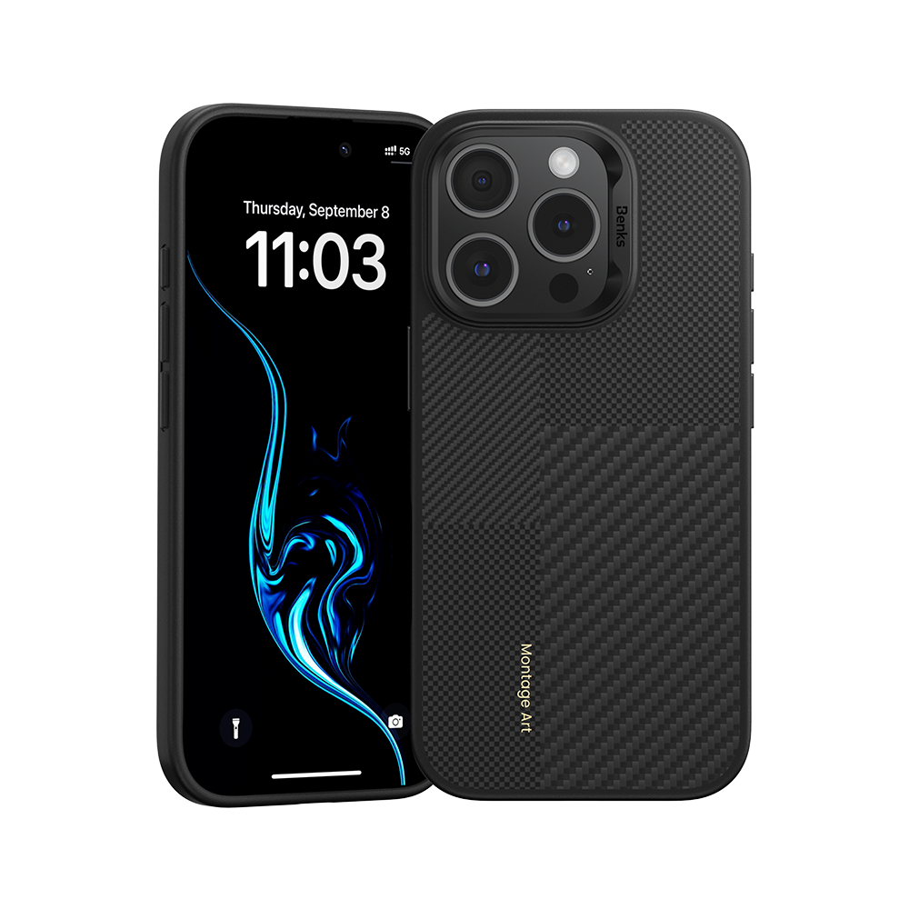 Montage ArmorPro Hülle mit Kevlar® für iPhone 16 Pro

