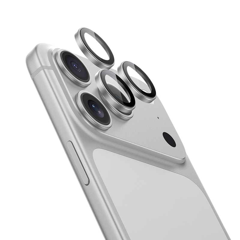 Saphir Linsenschutz für iPhone 17 Pro Silber

