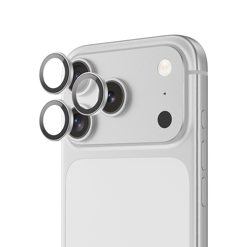 Saphir Linsenschutz für iPhone 17 Pro Silber

