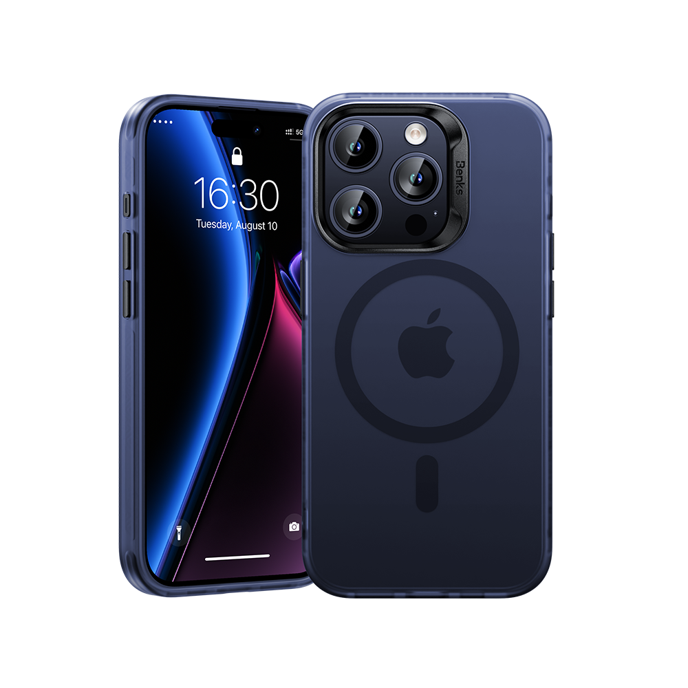 Lucid Armor Hülle für iPhone 15 blau

